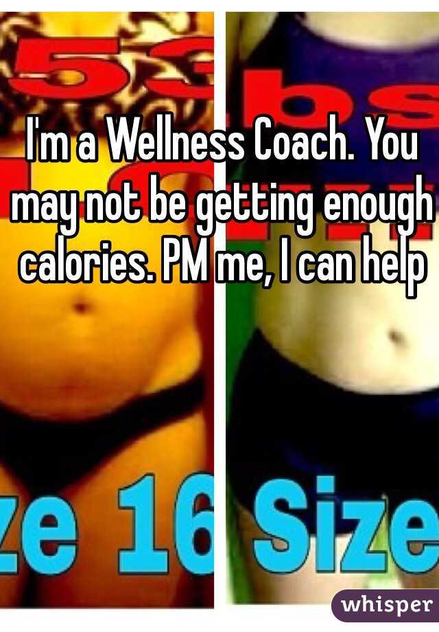 I'm a Wellness Coach. You may not be getting enough calories. PM me, I can help 