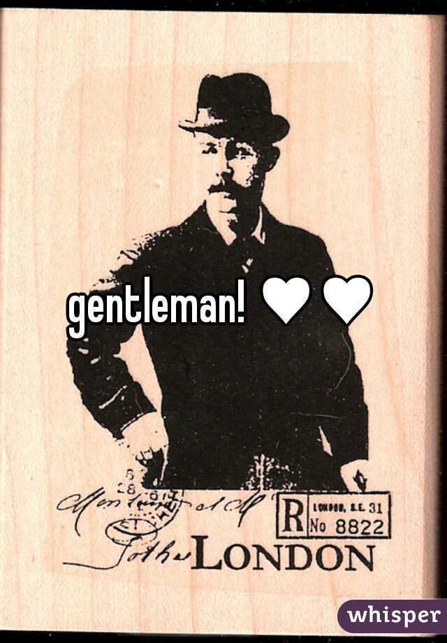 gentleman! ♥♥