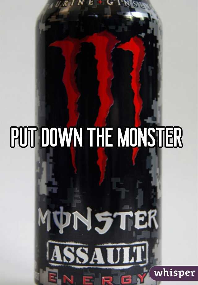 PUT DOWN THE MONSTER 