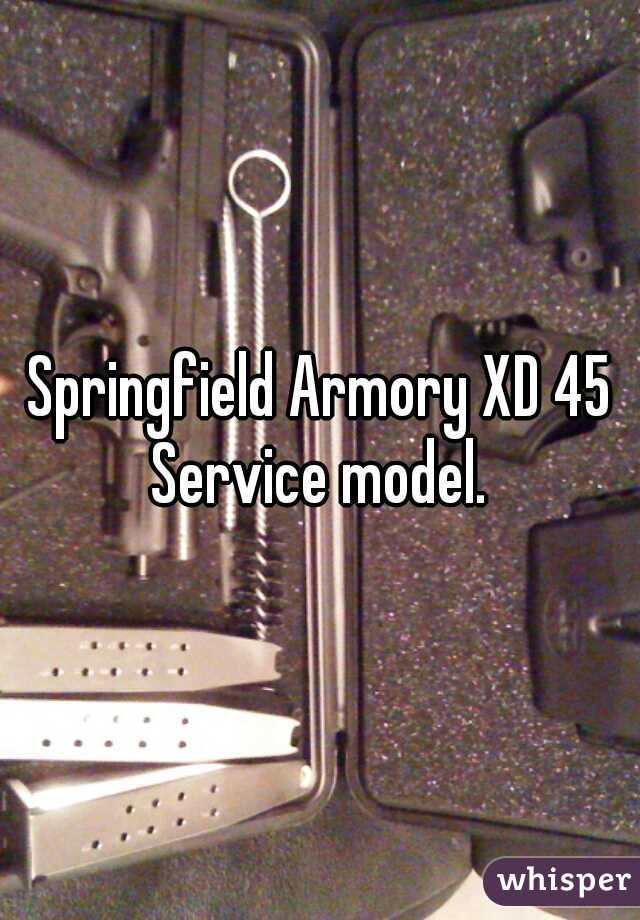 Springfield Armory XD 45 Service model. 