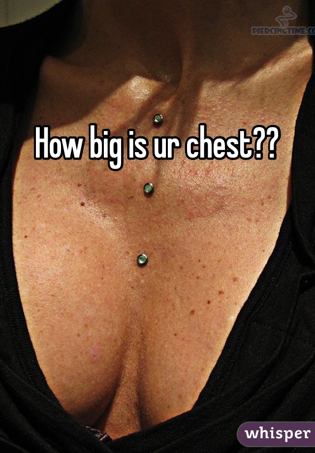 How big is ur chest??