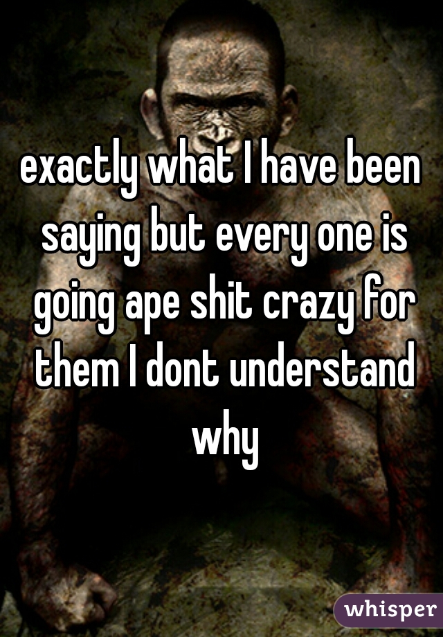 exactly what I have been saying but every one is going ape shit crazy for them I dont understand why
