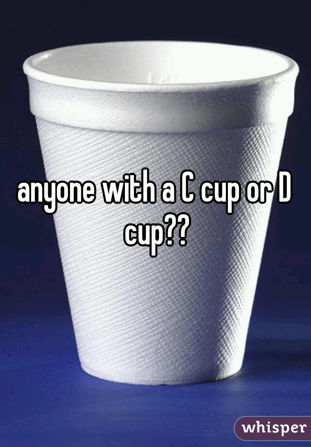 anyone with a C cup or D cup??