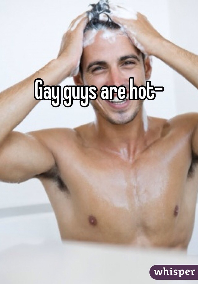 Gay guys are hot-