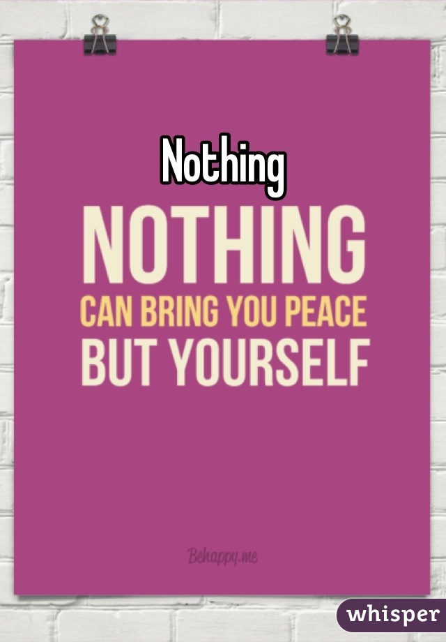 Nothing