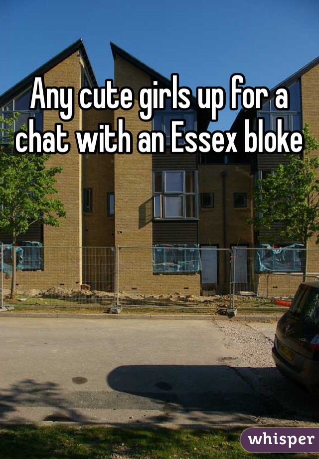 Any cute girls up for a chat with an Essex bloke 