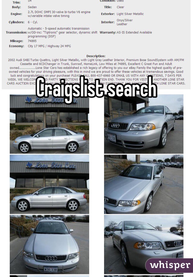 Craigslist search 