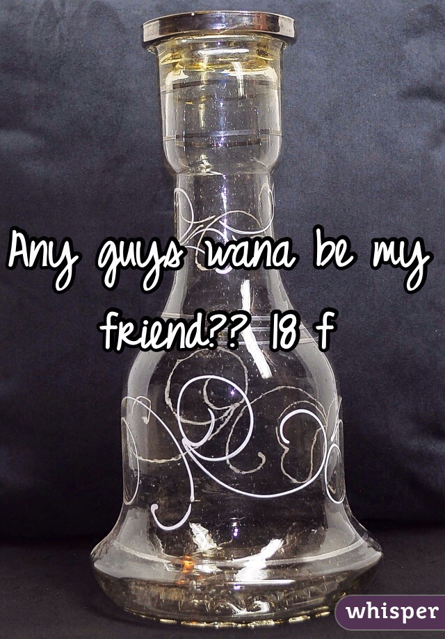 Any guys wana be my friend?? 18 f