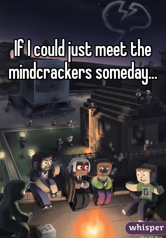 If I could just meet the mindcrackers someday...