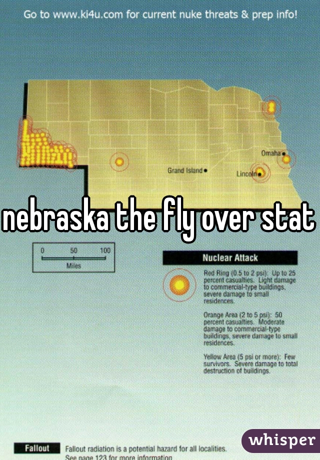 nebraska the fly over state