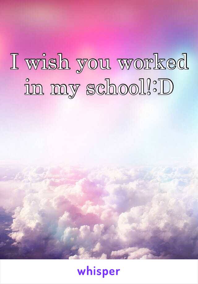 I wish you worked in my school!:D