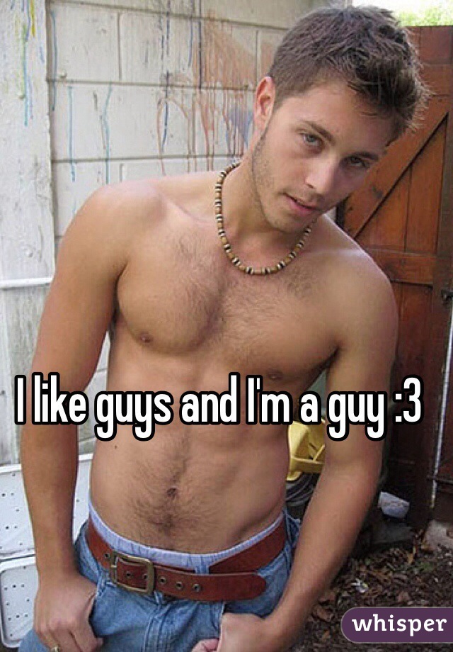 I like guys and I'm a guy :3