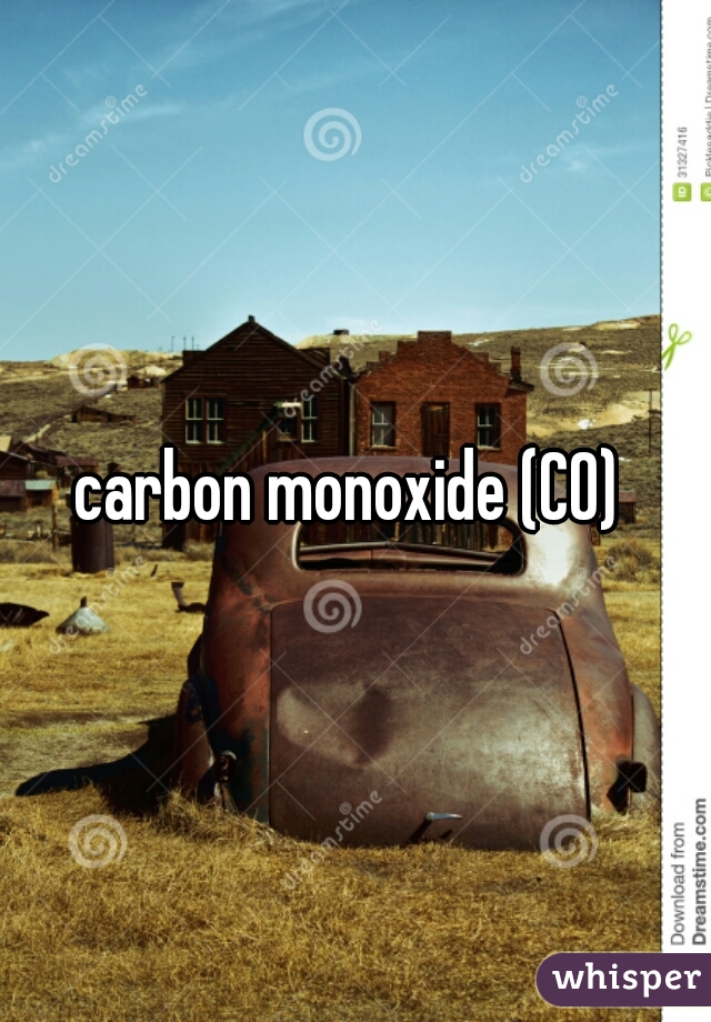 carbon monoxide (CO) 