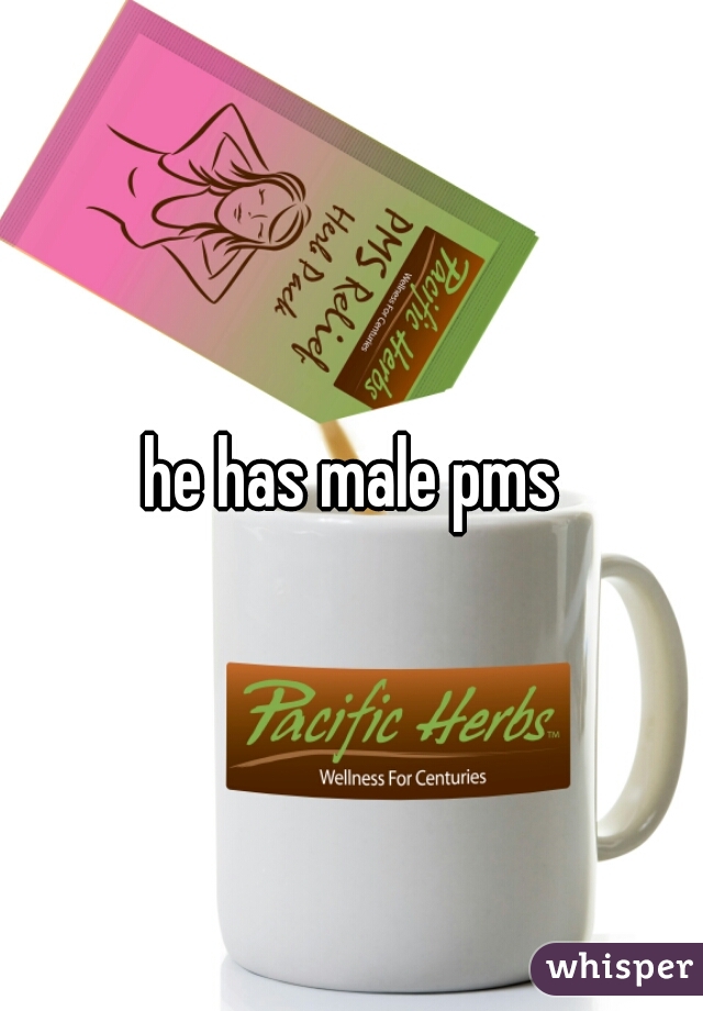 he has male pms