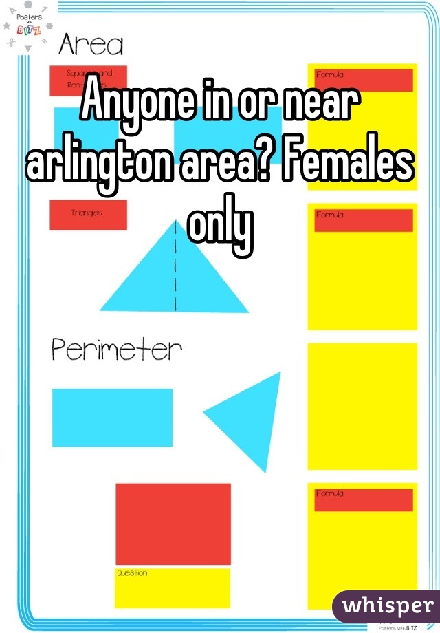 Anyone in or near arlington area? Females only