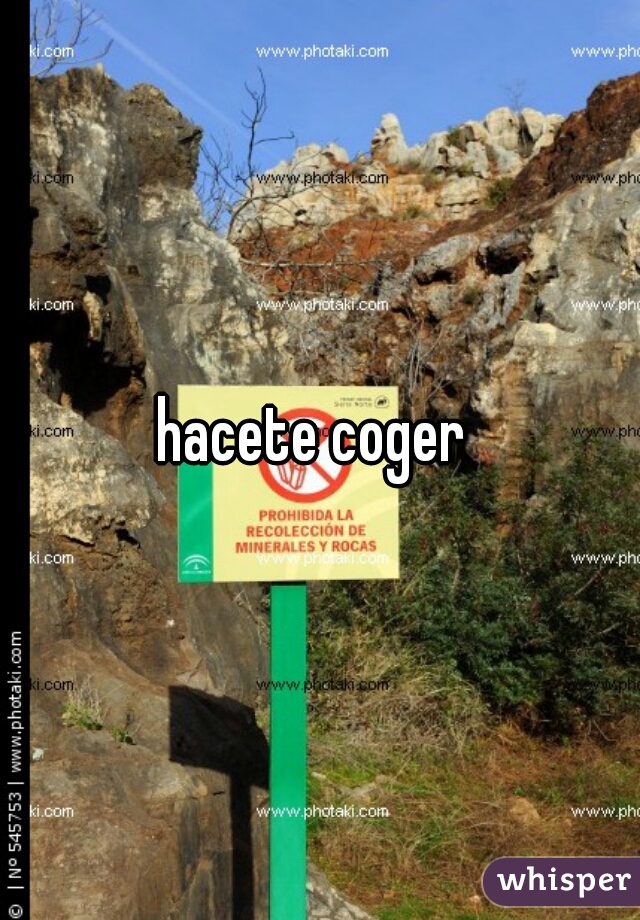 hacete coger 