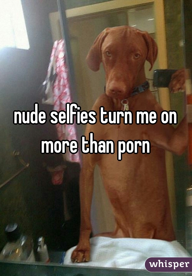 nude selfies turn me on more than porn 