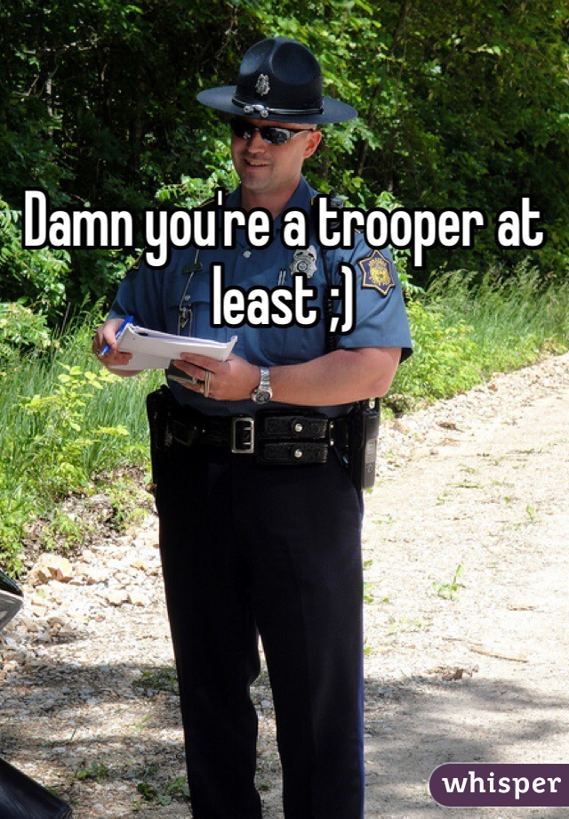 Damn you're a trooper at least ;)