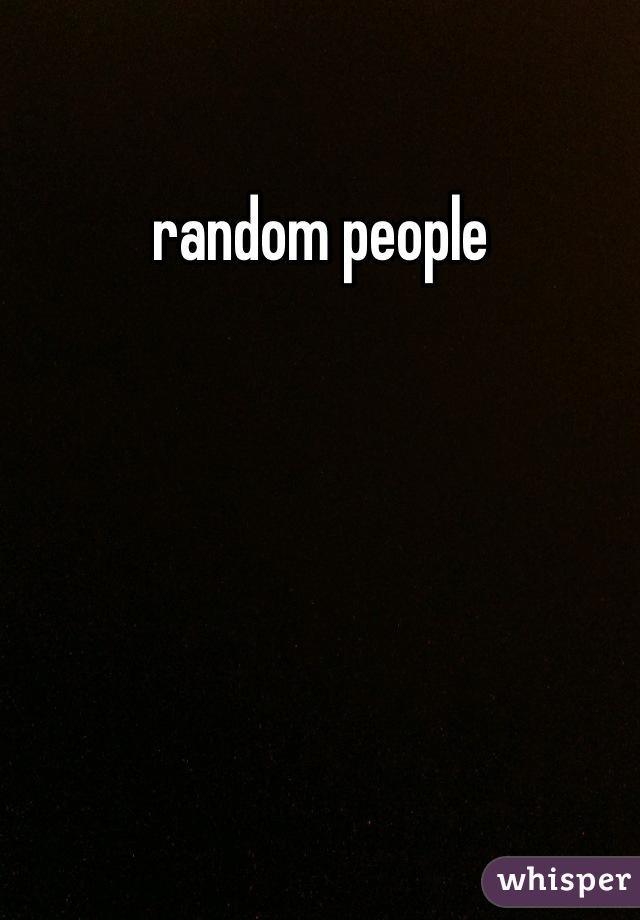 random people