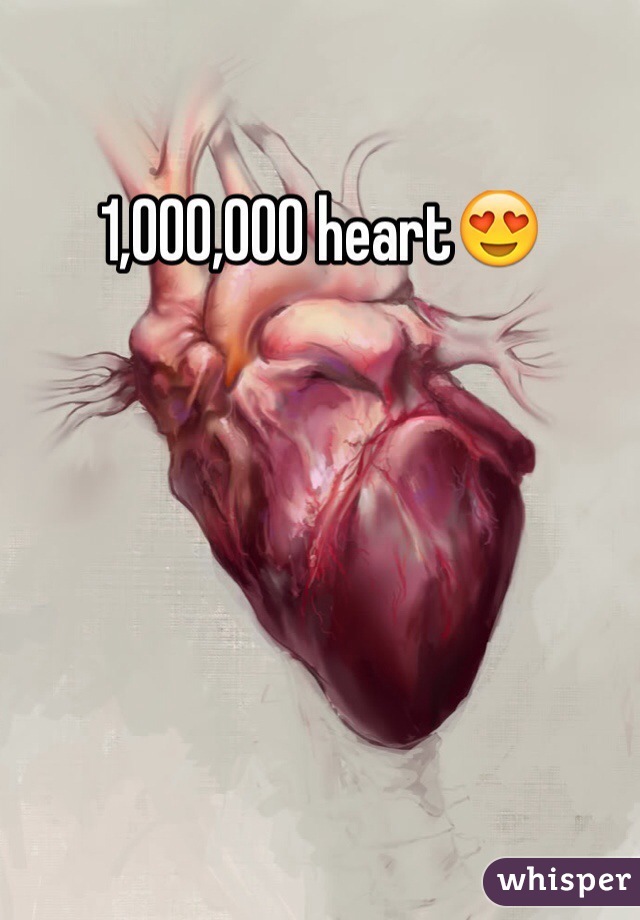 1,000,000 heart😍