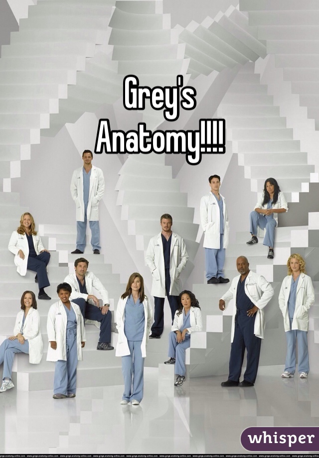 Grey's 
Anatomy!!!!