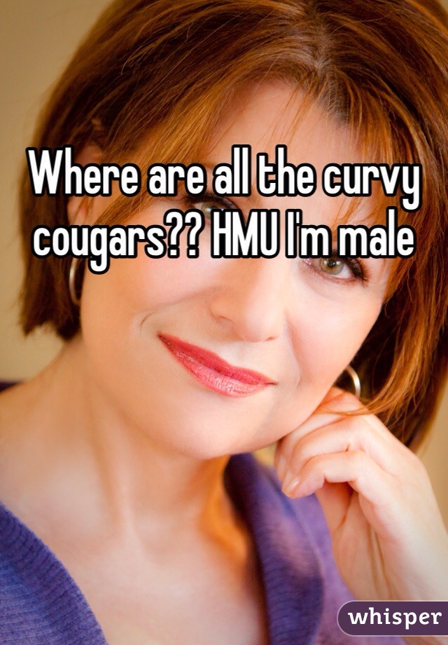Where are all the curvy cougars?? HMU I'm male