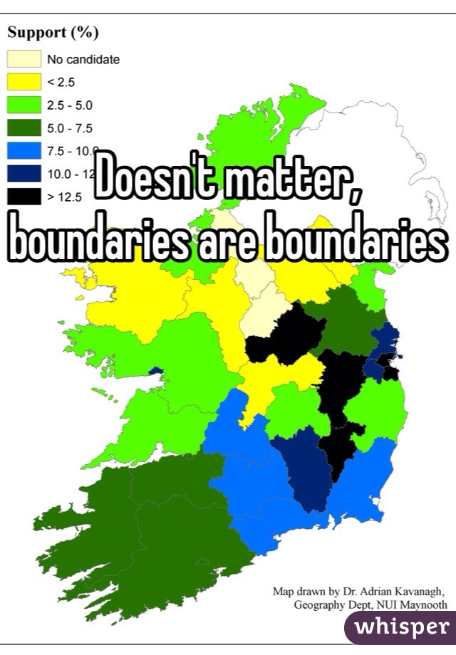 Doesn't matter, boundaries are boundaries