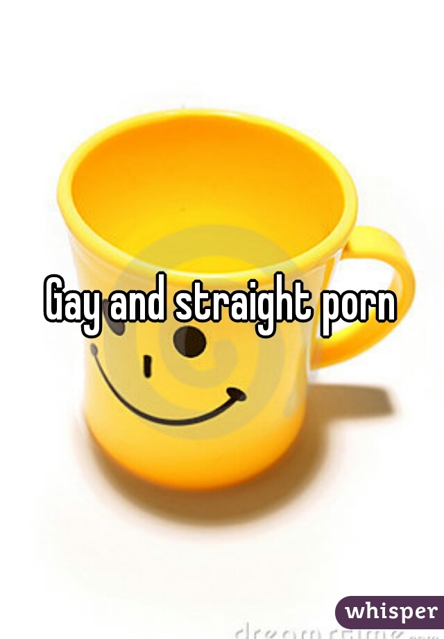 Gay and straight porn