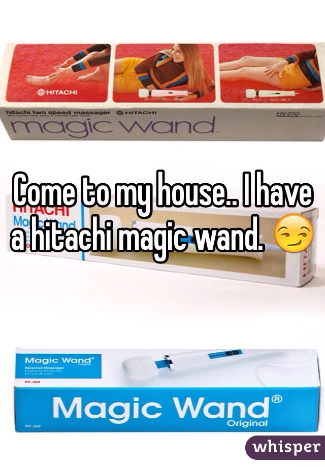 Come to my house.. I have a hitachi magic wand. 😏