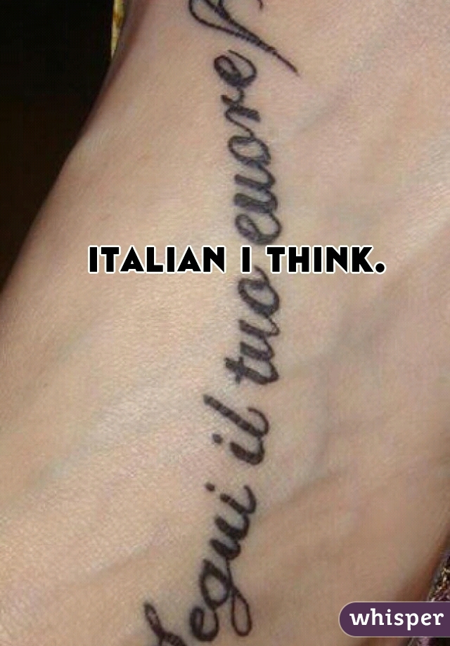 italian i think.