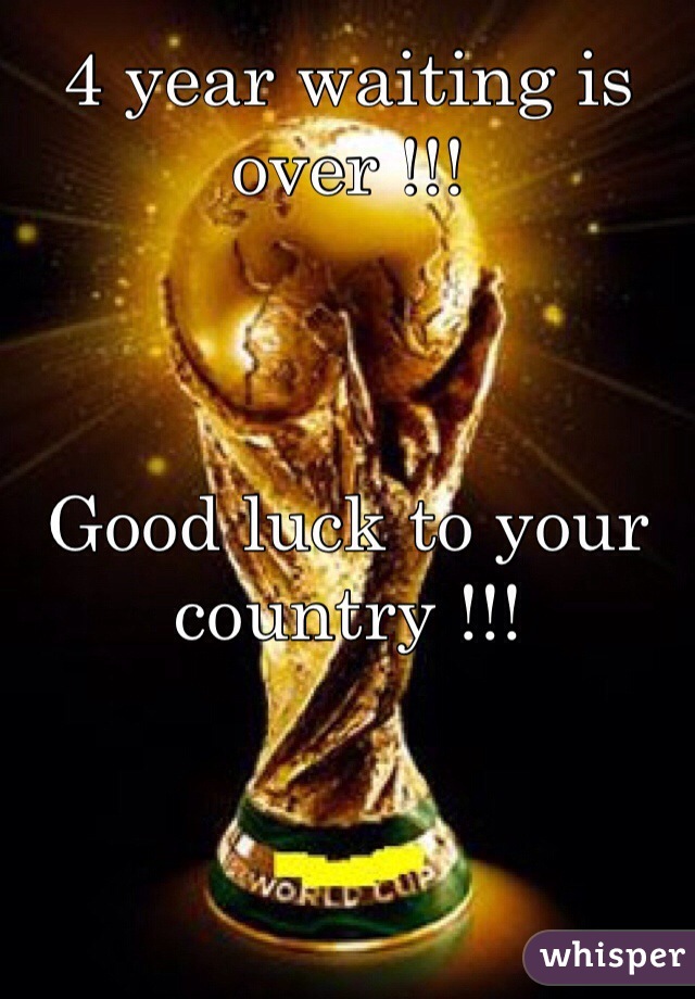 4 year waiting is over !!!



Good luck to your country !!! 



