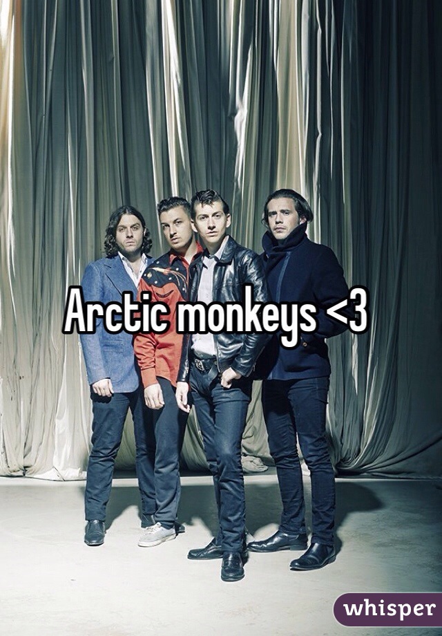 Arctic monkeys <3 