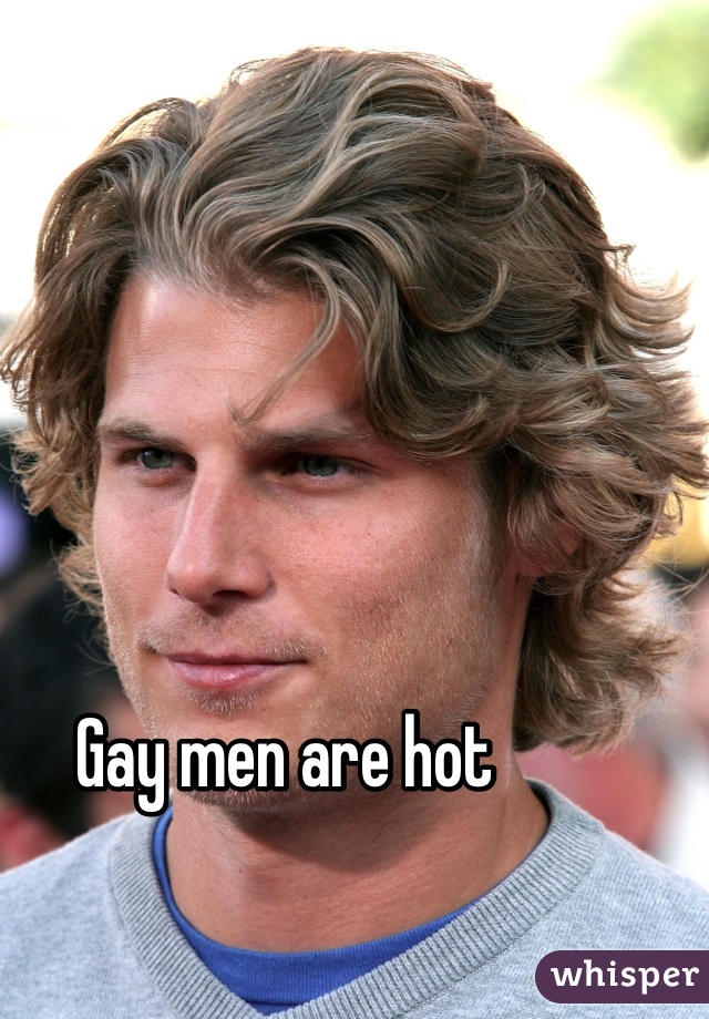 Gay men are hot