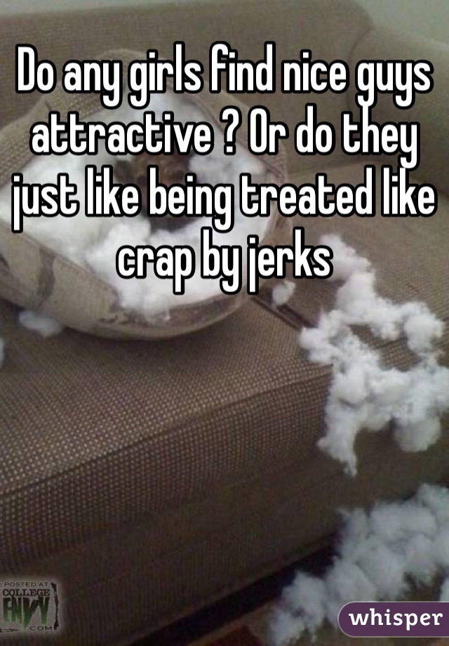 Do any girls find nice guys attractive ? Or do they just like being treated like crap by jerks 