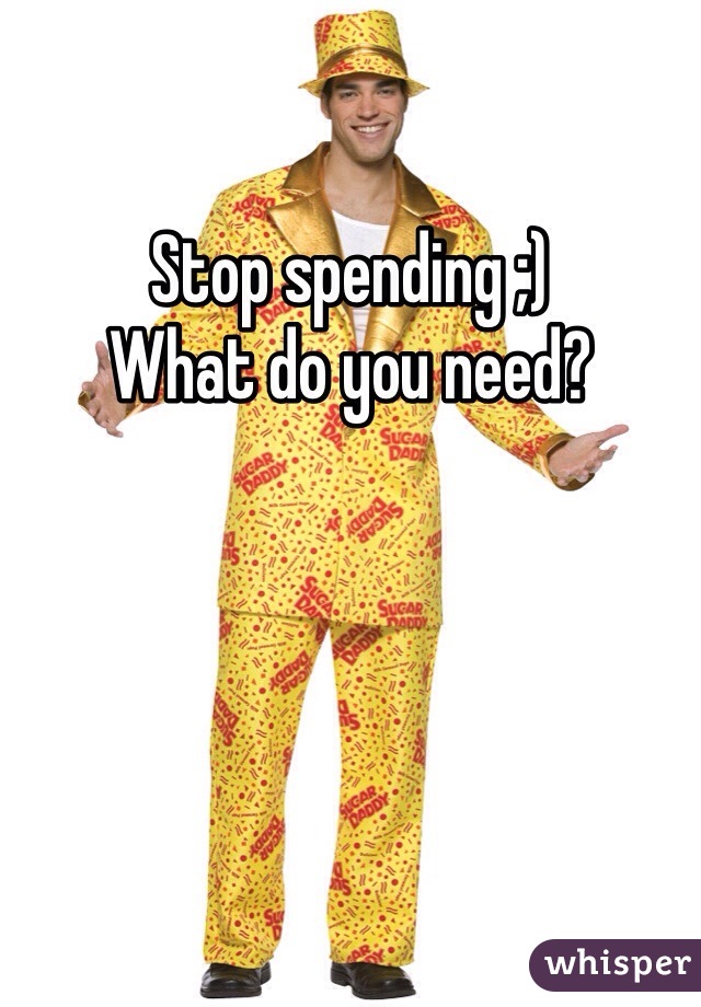 Stop spending ;)
What do you need?