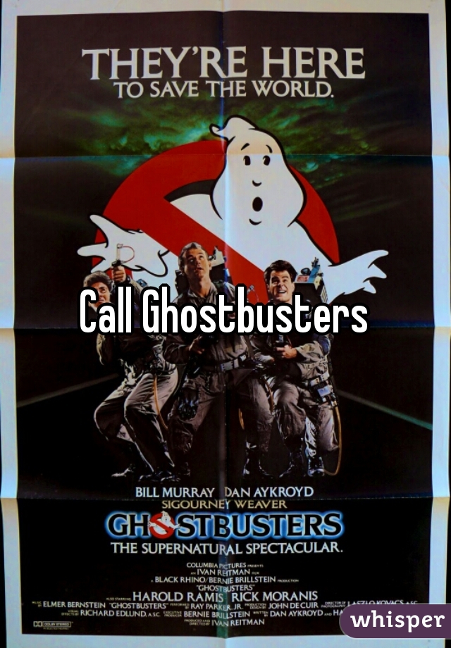Call Ghostbusters