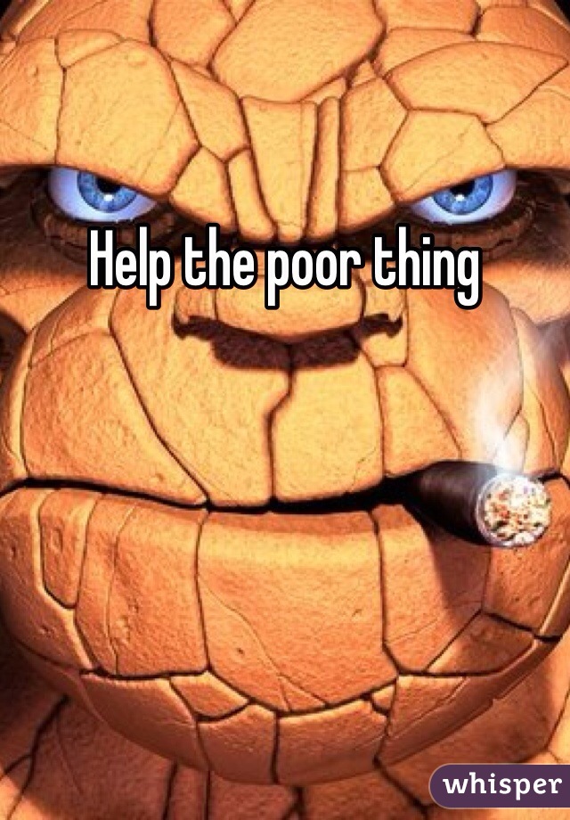 Help the poor thing 