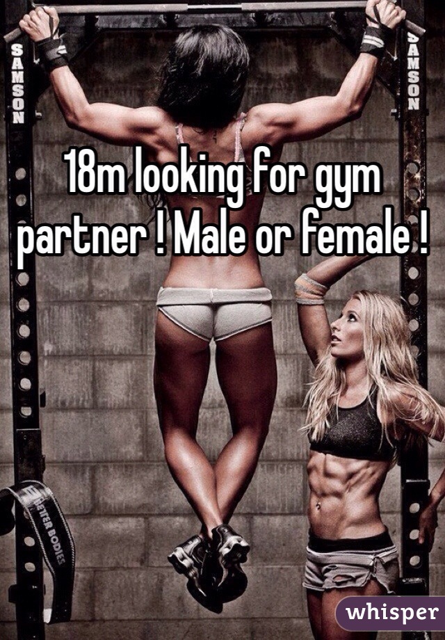 18m looking for gym partner ! Male or female ! 