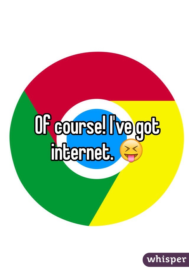 Of course! I've got internet. 😝