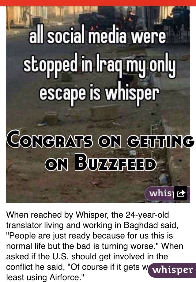 Congrats on getting on Buzzfeed 