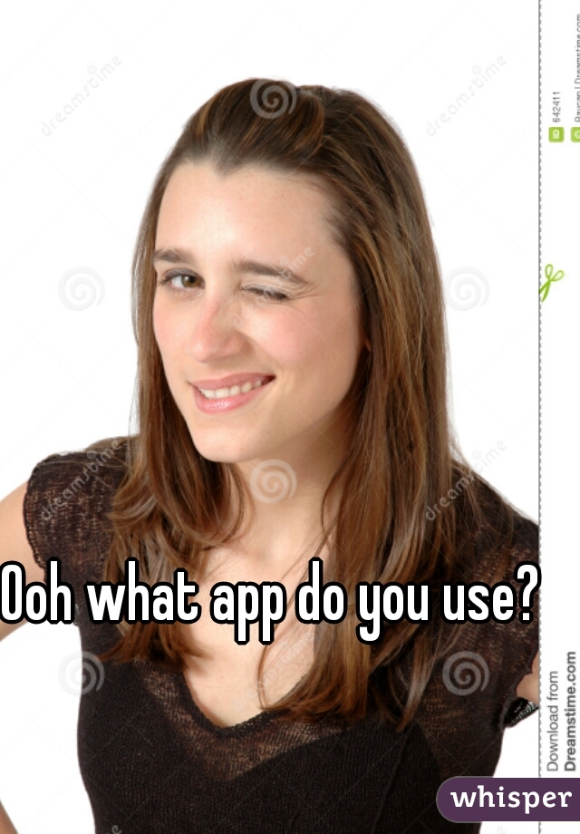 Ooh what app do you use?