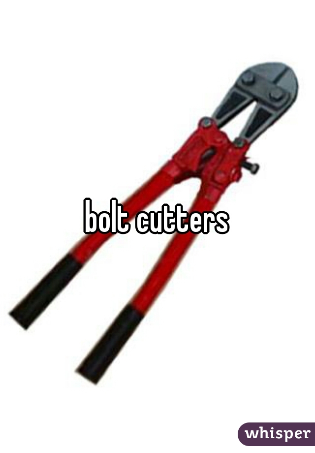 bolt cutters