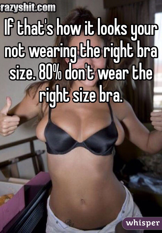 If that's how it looks your not wearing the right bra size. 80% don't wear the right size bra.
