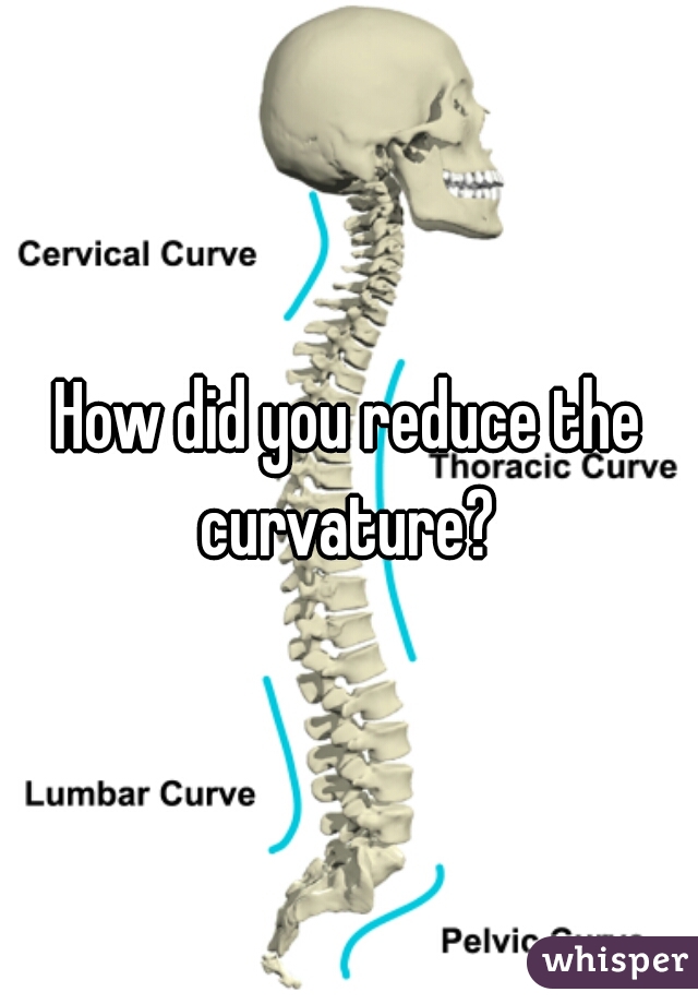 How did you reduce the curvature? 