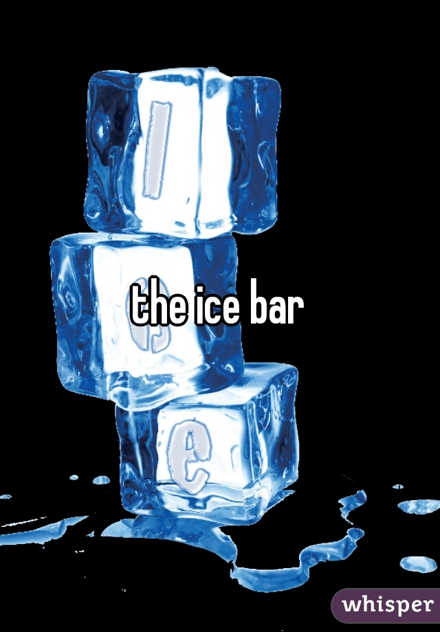 the ice bar