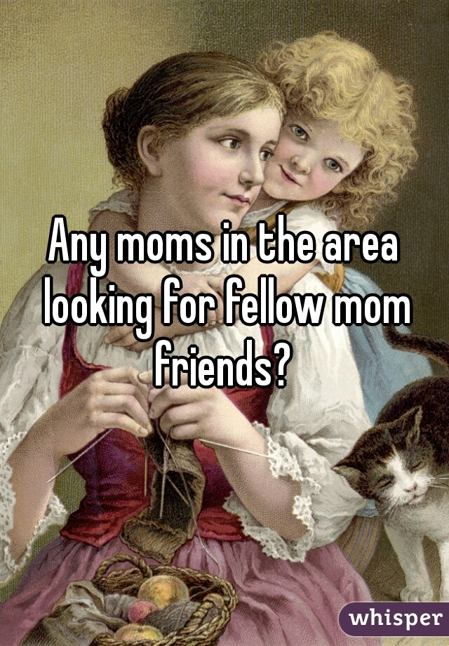 Any moms in the area looking for fellow mom friends? 