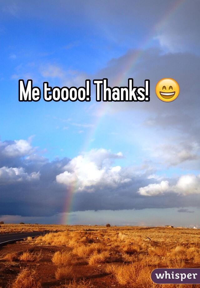 Me toooo! Thanks! 😄