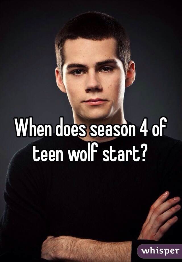 When does season 4 of teen wolf start? 