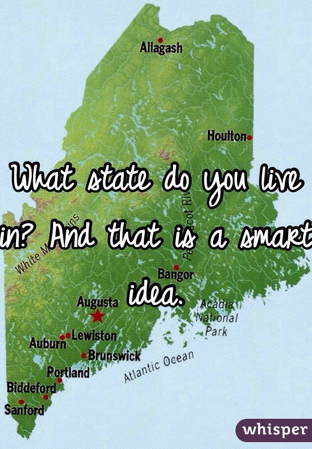 What state do you live in? And that is a smart idea.