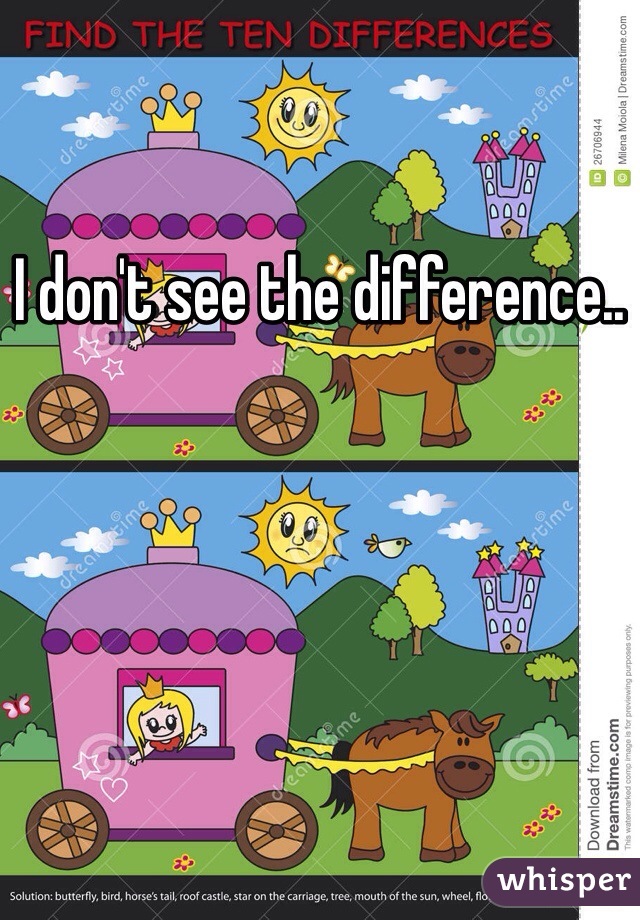 I don't see the difference..